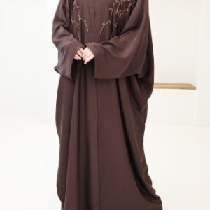 Elegant Dubai Style Abaya – Premium Chiffon with Embroidery
