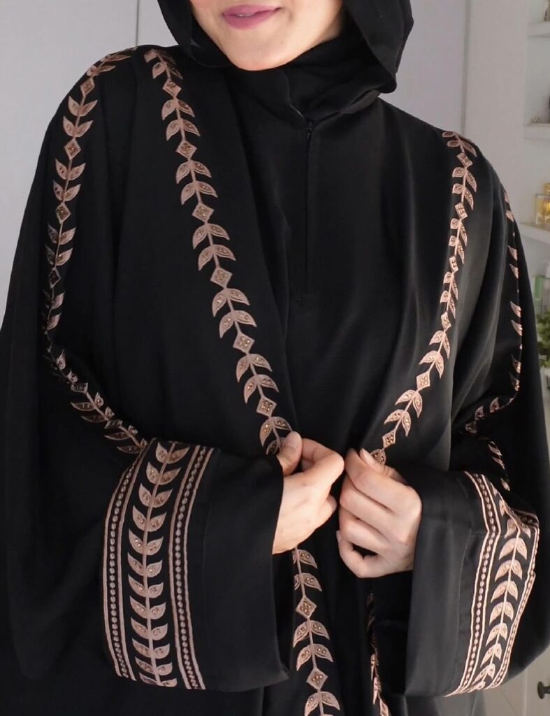 embriodered Abaya