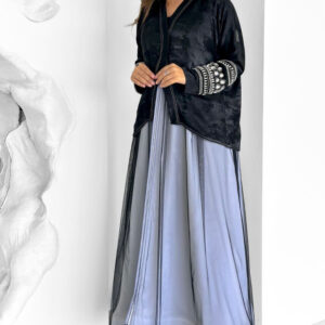Elegant Sheer Abaya for Women – Lightweight Modest Muslim Dress